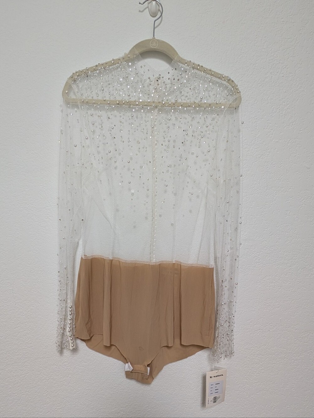 Watters Long-Sleeve Beaded Bodysuit - Picture 4 of 8